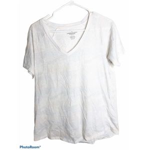 Soft and Sexy white camo v neck